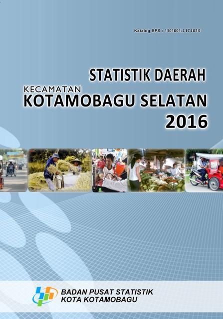 Statistics of Kotamobagu Selatan Subdistrict 2016