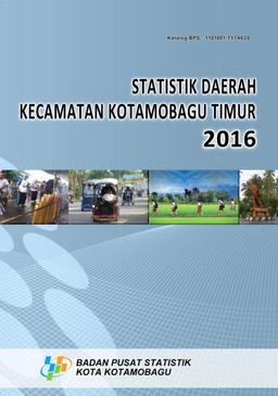 Statistics Of Kotamobagu Timur Subdistrict 2016