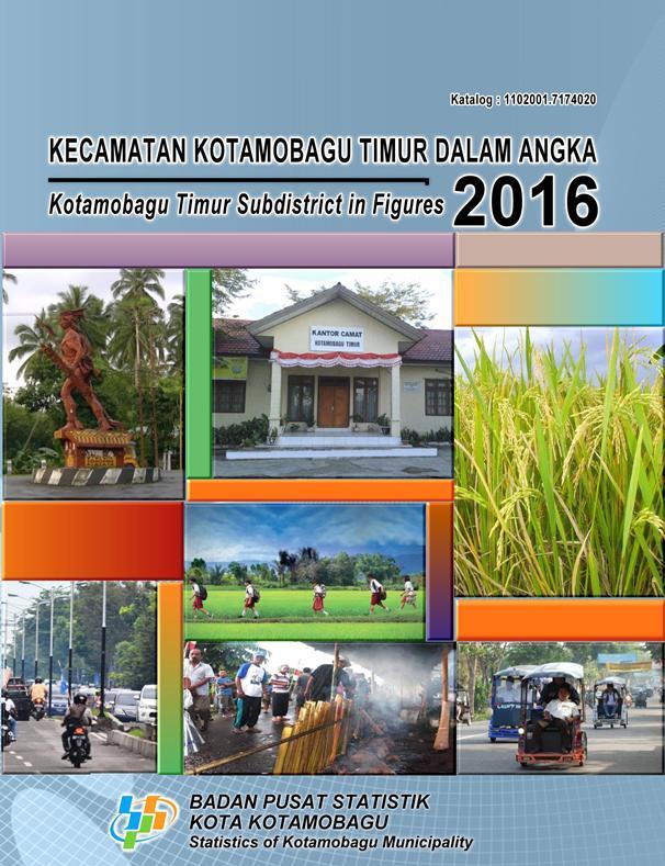 Kecamatan Kotamobagu Timur Dalam Angka 2016