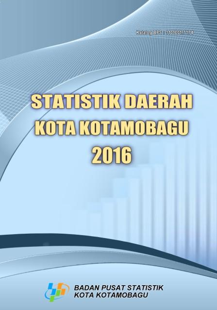 Statistics of Kotamobagu City 2016